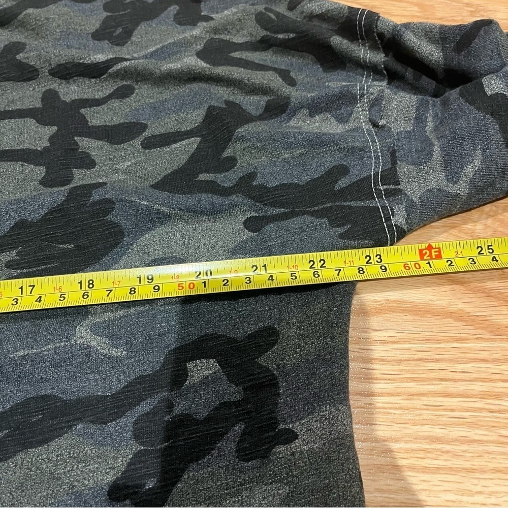 Sundry Green Ragen Camo Camouflage Grunge Western Soft Casual Lounge Sweatshirt - Picture 13 of 15